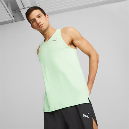 Run CLOUDSPUN Singlet Men, Light Mint, small-DFA