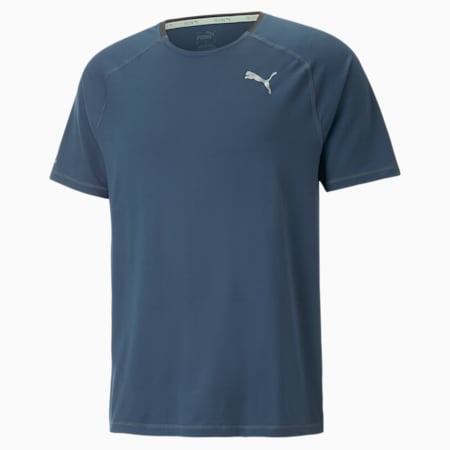 Run CLOUDSPUN Short Sleeve Men's Tee, Dark Night, small-AUS
