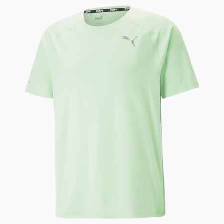 T-shirt à manches courtes Run CLOUDSPUN Homme, Light Mint, small-DFA