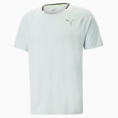 Męska koszulka Run CLOUDSPUN z krótkim rękawem, Platinum Gray, small