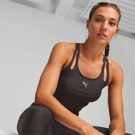 بلوزة بدون أكمام للنساء للجري RUN ULTRAFORM Cropped, PUMA Black, small-DFA