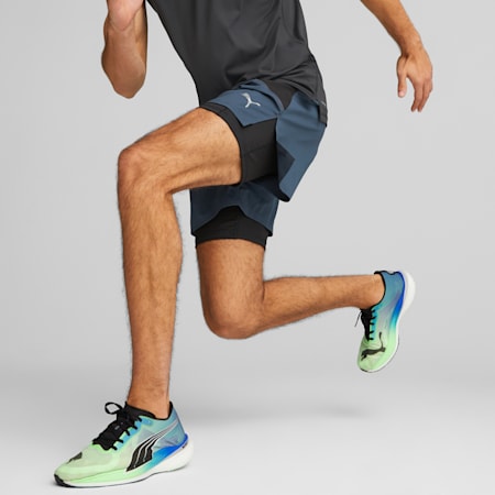 Shorts da running Run 2 in 1 5” da uomo, Dark Night-PUMA Black, small