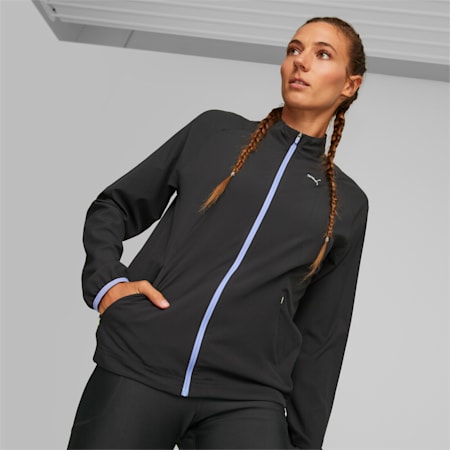 RUN ULTRAWEAVE hardloopjack voor dames, PUMA Black, small