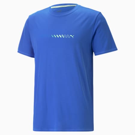 T-shirt Run Favourite Logo Homme, Royal Sapphire, small-DFA