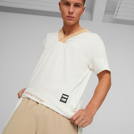 Camiseta de running PUMA x CIELE, Frosted Ivory-Granola, small