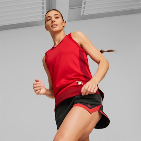 เสื้อกล้ามวิ่งผู้หญิง PUMA x CIELE, Vibrant Red-Intense Red, small-THA