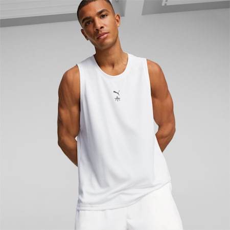 PUMA x ALEX TOUSSAINT Performance Tank Top Men, PUMA White, small-PHL