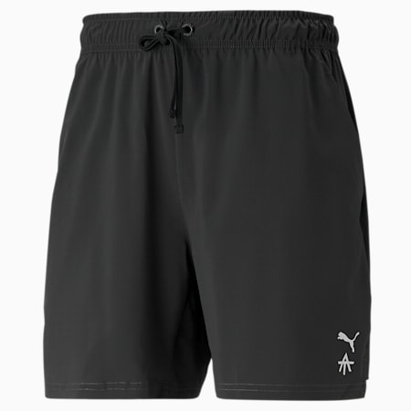 PUMA x ALEX TOUSSAINT Men's Woven 6" Shorts, PUMA Black, small