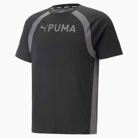 PUMA Fit Ultrabreathe Triblend Training Tee Men, PUMA Black, small