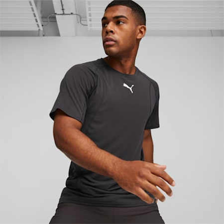 Train DriRelease Men's Tee, PUMA Black, small-PHL