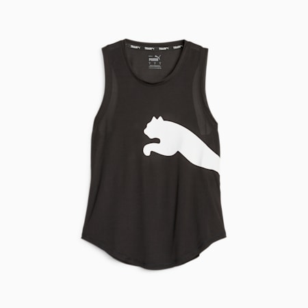 Train All Day Big Cat Tanktop Damen, PUMA Black, small