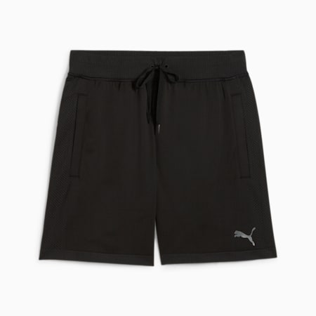 Shorts da training Formknit Seamless 7” da uomo, PUMA Black-white cat, small