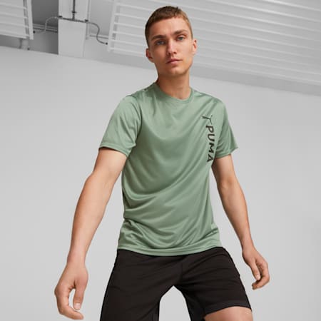 PUMA FIT Men's Training Tee, Eucalyptus, small-AUS