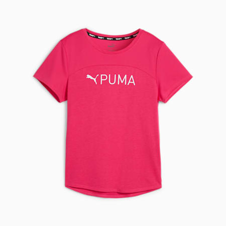 Kaos Training Wanita PUMA FIT Ultrabreathe, Garnet Rose, small-IDN