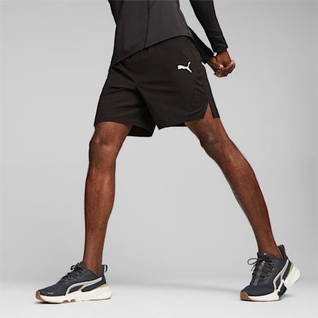 Ultrabreathe Men's 7'' Woven Training Shorts, PUMA Black, small-AUS