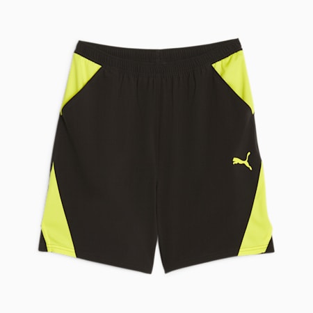 Ultrabreathe Men's 7'' Woven Training Shorts, PUMA Black-Yellow Burst, small-DFA