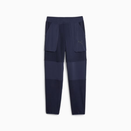 PUMA Fit Men's Hybrid Sweatpants, PUMA Navy, small-DFA