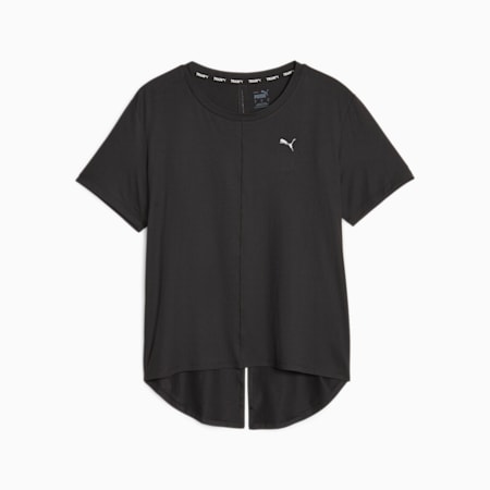 Studio Yogini Lite Women's Tee, PUMA Black, small-AUS