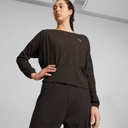 STUDIO UNWIND Trainings-T-Shirt Damen, PUMA Black, small