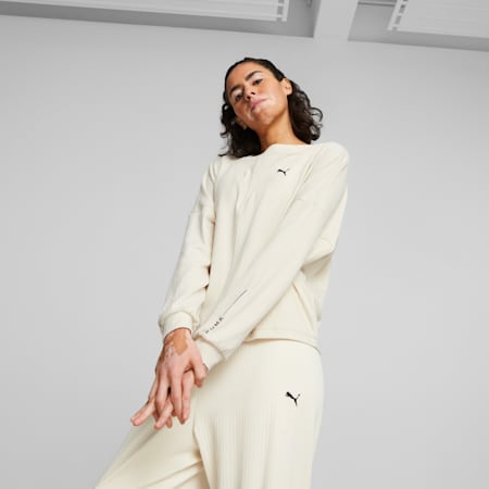 STUDIO UNWIND Trainings-T-Shirt Damen, Alpine Snow, small