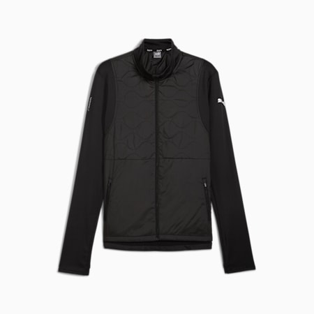 RUN CLOUDSPUN WRMLBL Men's Running Jacket, PUMA Black, small