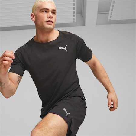 Ultraspun Running Tee Men, PUMA Black, small-SEA