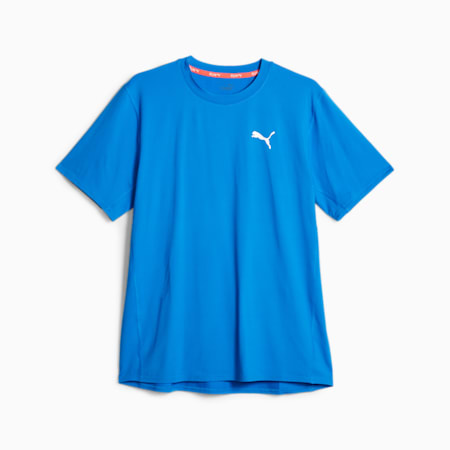 Cloudspun kurzärmliges Lauf-T-Shirt Herren, Ultra Blue, small