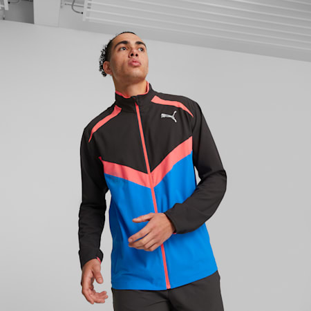 ULTRAWEAVE Men's Running Jacket, PUMA Black-Ultra Blue, small-PHL