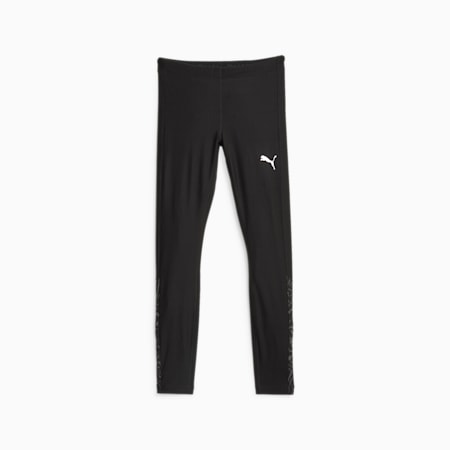 Men's Brushed Running Tights, PUMA Black, small