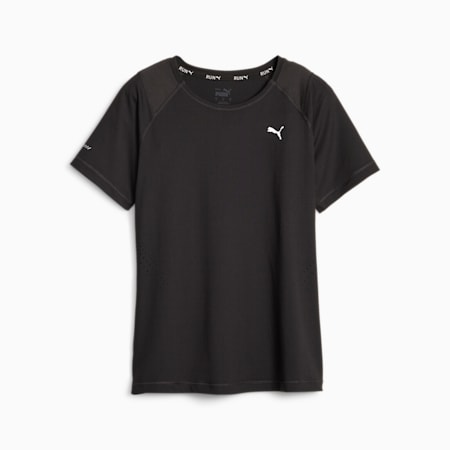Camiseta de running RUN CLOUDSPUN para mujer, PUMA Black, small