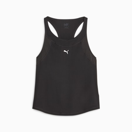 Camiseta de tirantes de running Cloudspun sin mangas para mujer, PUMA Black, small