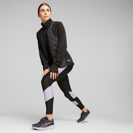 RUN CLOUDSPUN WRMLBL Women's Padded Running Vest, PUMA Black, small-AUS