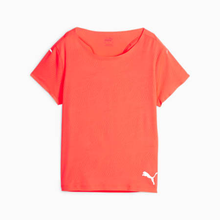 Ultraspun Women's Running Tee, Fire Orchid, small-AUS