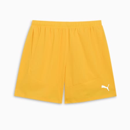 Run Favorites Men's 7" Running Shorts, Yellow Sizzle, small