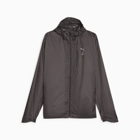 SEASONS Men's Lightweight Running Jacket, PUMA Black, small