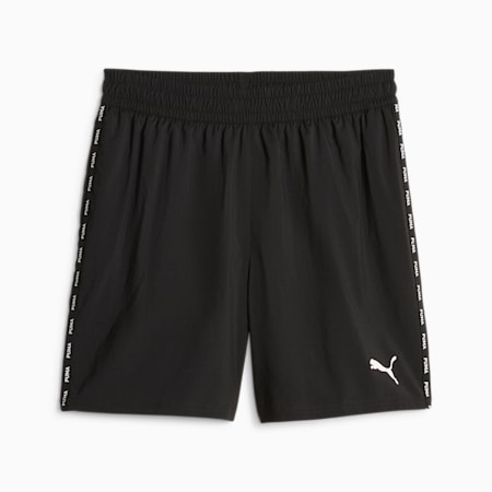 กางเกงเทรนนิ่งขาสั้นผู้ชาย PUMA Fit 7" Training Shorts, PUMA Black, small-THA