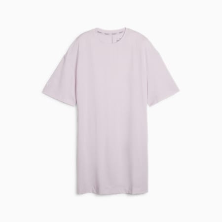 Modest Oversized Training T-shirt voor dames, Grape Mist, small