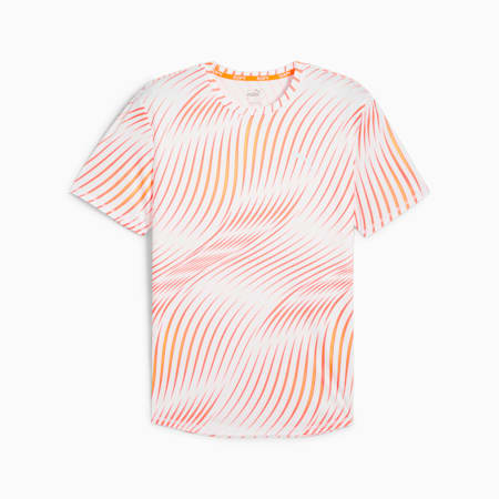 RUN FAVOURITE Men's Tee, PUMA White-Q3 Print, small-NZL