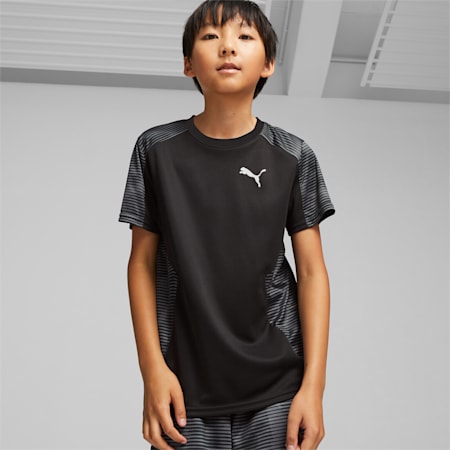HYPERWAVE Printed Tee - Boys 8-16 years, PUMA Black, small-AUS