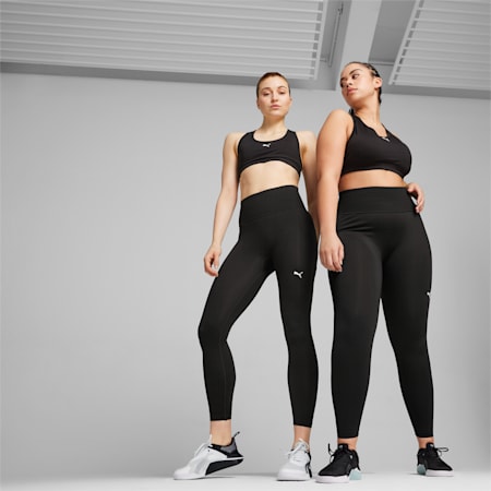 PUMA ICONIC T7 VELOUR HIGH WAIST LEGGINGS BLACK