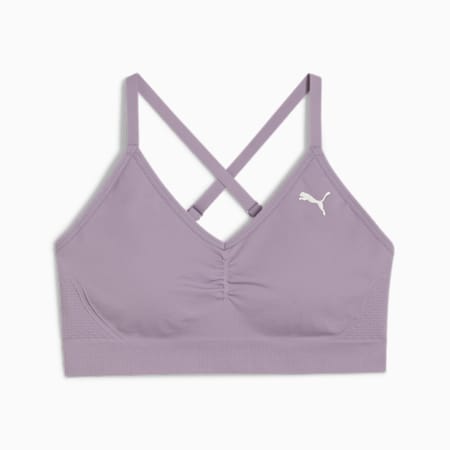 MOVE SHAPELUXE Seamless Women's Bra, Pale Plum, small-AUS