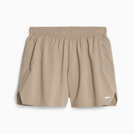RUN Men's 5" Woven Shorts, Hazelnut, small-AUS