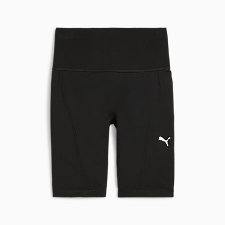 DAMSKIE, ROWEROWE SPODENKI BEZSZWOWE Z WYSOKIM STANEM SHAPELUXE, PUMA Black, small