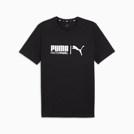 teamLIGA Men's Padel Tee, PUMA Black, small