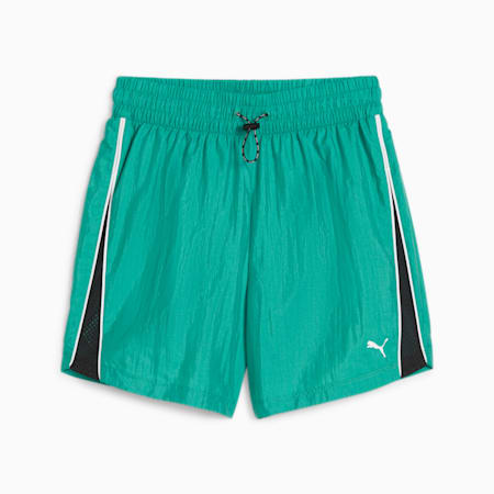 PUMA FIT Women's 5" Woven Shorts, Sparkling Green, small