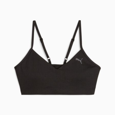 Studio Yogini Move Women's Training Bra, PUMA Black, small-NZL