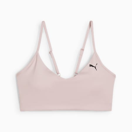 MOVE YOGINI STUDIO Training Bra, Mauve Mist, small