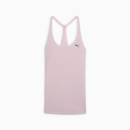 Camiseta de training STUDIO ULTRABARE 2 en 1 de tirantes para mujer, Grape Mist, small