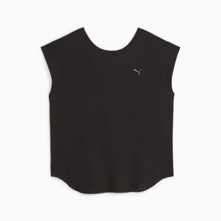 STUDIO FOUNDATIONS Women's Training Tee, PUMA Black, small