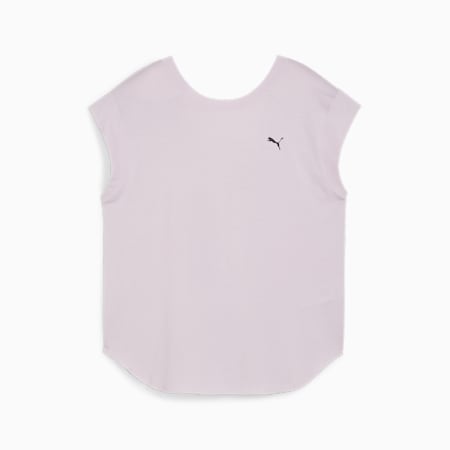 T-shirt da training Studio Foundation da donna, Grape Mist, small